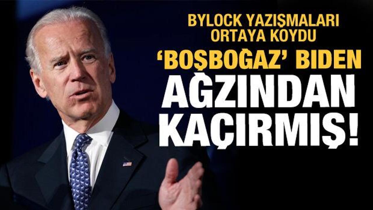ByLock'ta ortaya çıktı: 'Boşboğaz' Biden ağzından kaçırmış!