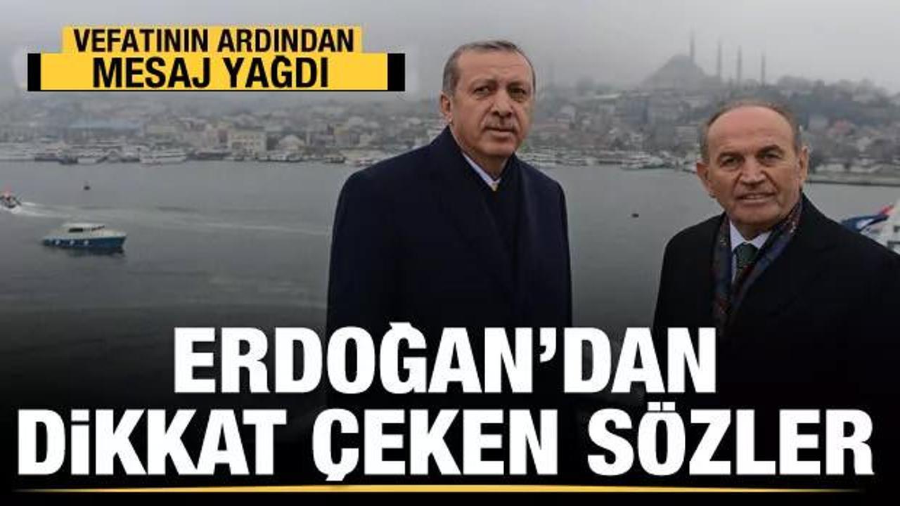 Cumhurbaşkanı Erdoğan'dan 'Kadir Topbaş' mesajı