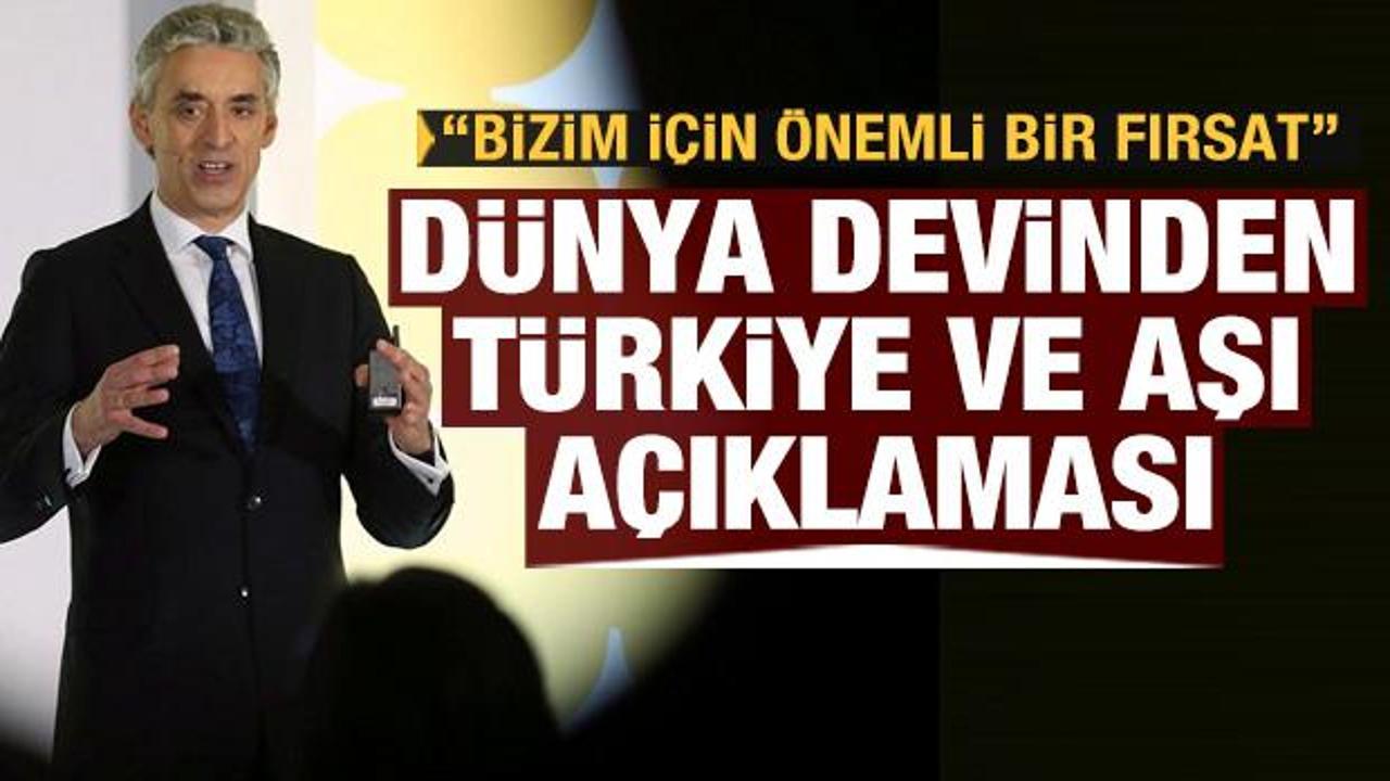 Dünya devinden Türkiye açıklaması: Faaliyetlerimizi büyütmeye hazırız