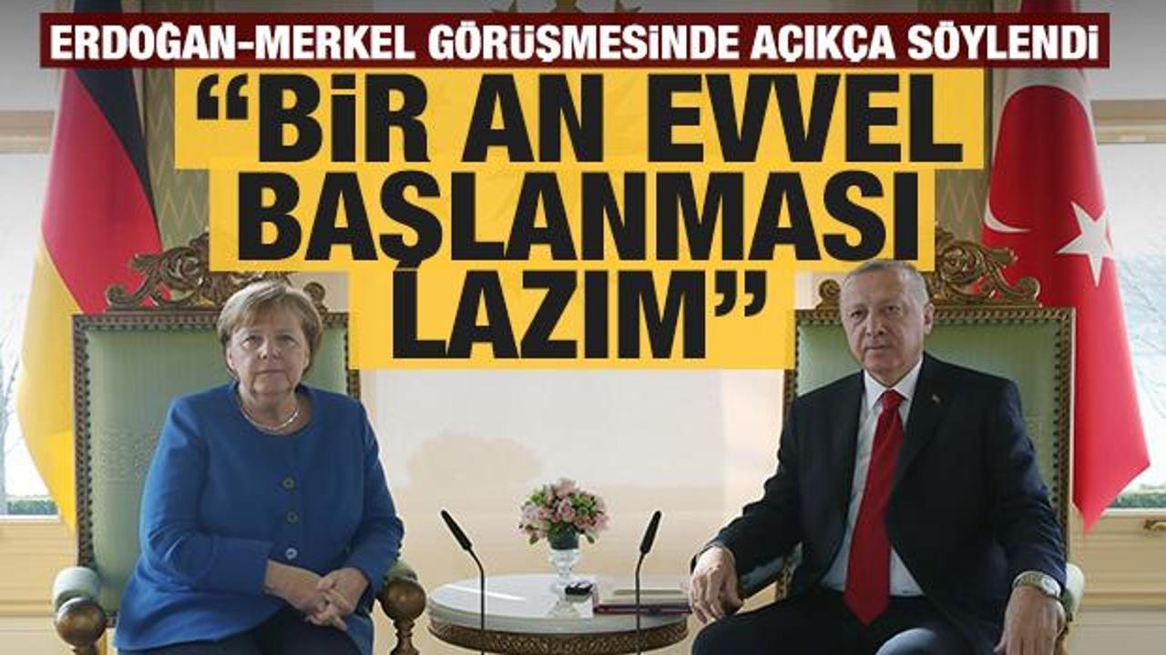 Son Dakika... Başkan Erdoğan'dan Angela Merkel'le önemli görüşme