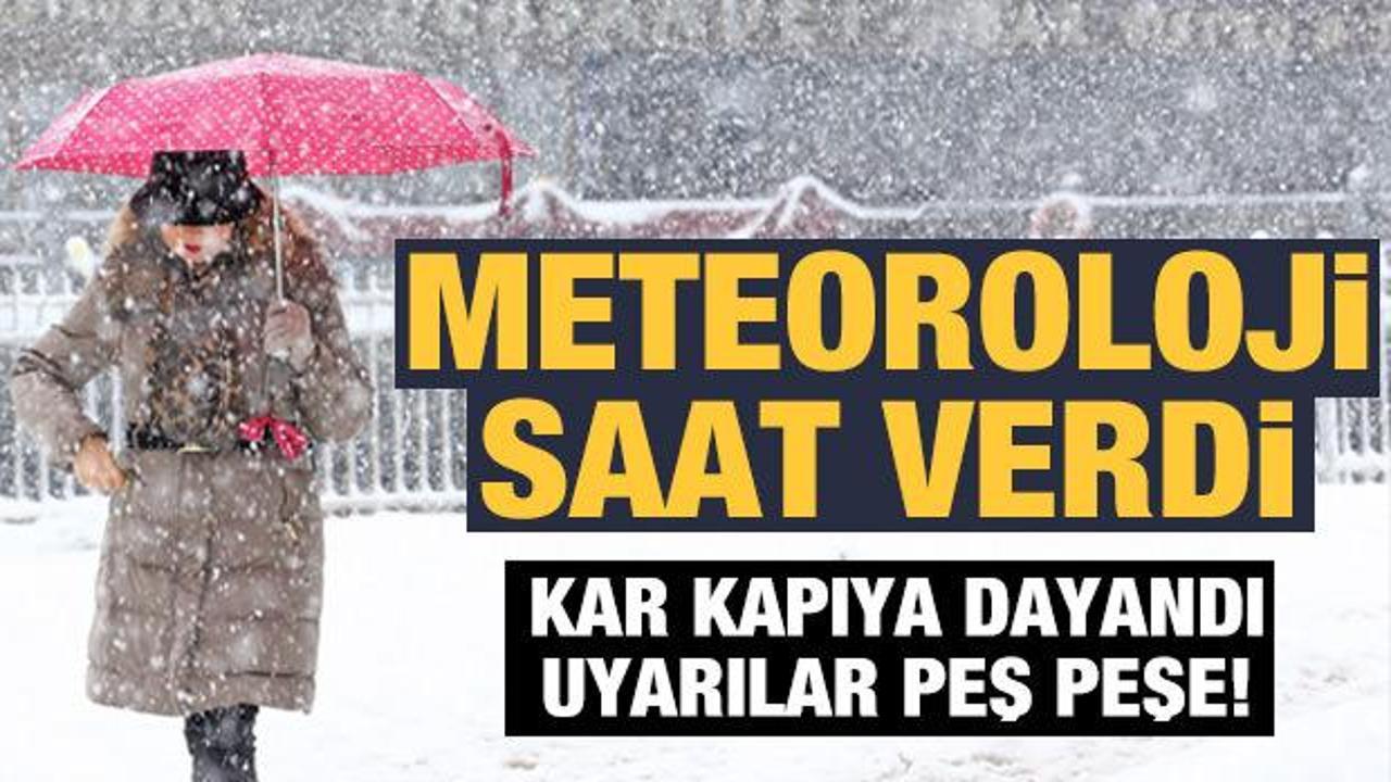 Son dakika haberi: Meteoroloji saat verdi! İstanbul'da kar ne zaman başlayacak?
