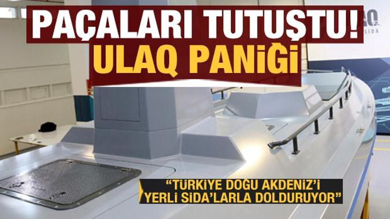 ULAQ paniği! ''Türkiye Doğu Akdeniz'i yerli SİDA'larla dolduruyor''