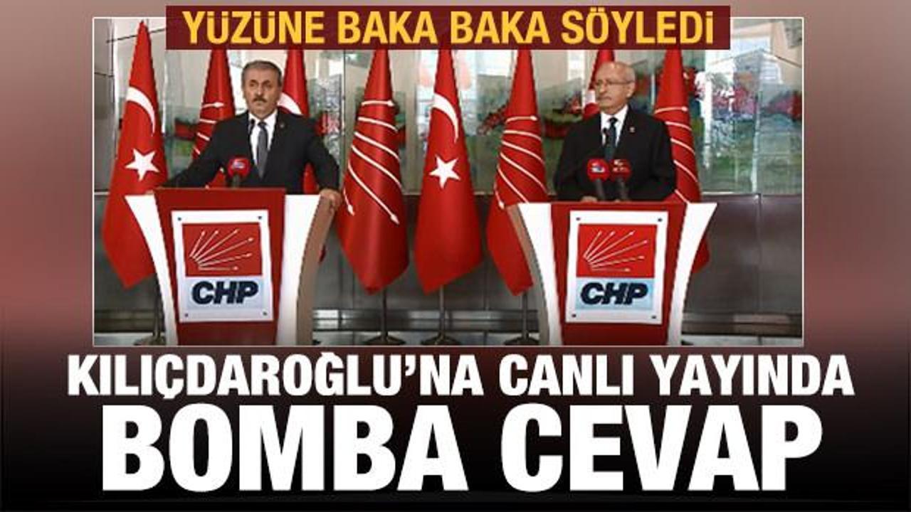 Destici, Kılı&ccedil;daroğlu'nun s&ouml;zlerine yanında cevap verdi! Bomba a&ccedil;ıklamalar