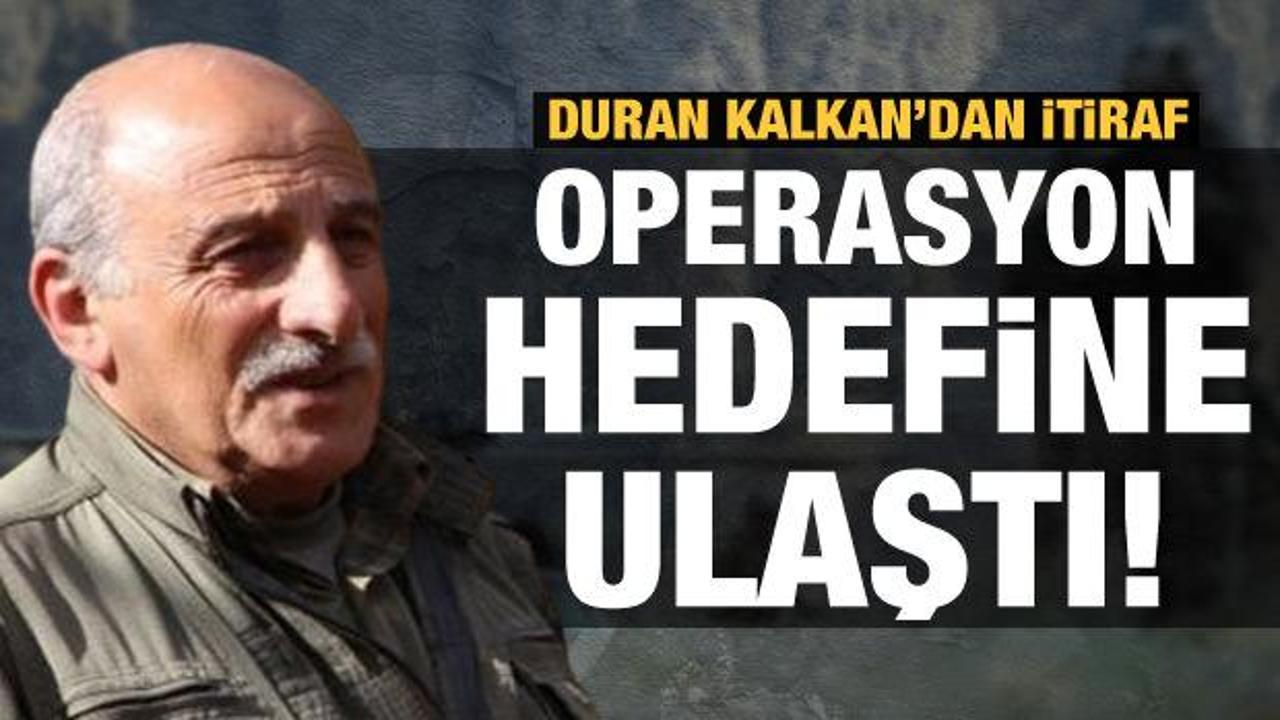 Duran Kalkan'ın itiraf sözleri ortaya koydu: Gara operasyonu hedefine ulaştı