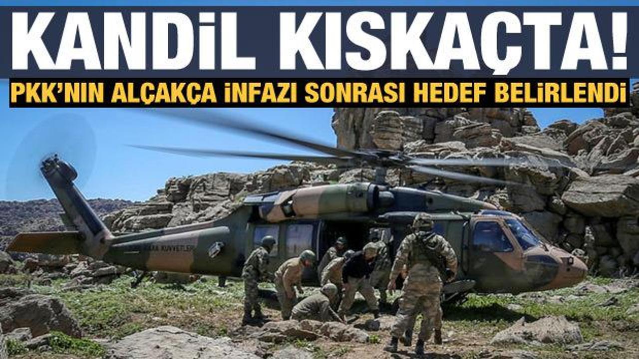 Hedef PKK'nın ana karargahı Kandil'i yerle bir etmek