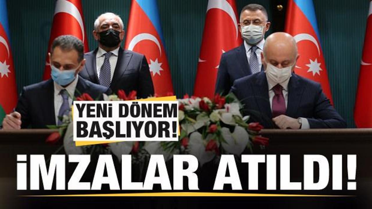 Türkiye ile Azerbaycan arasında yeni dönem! İmzalar atıldı