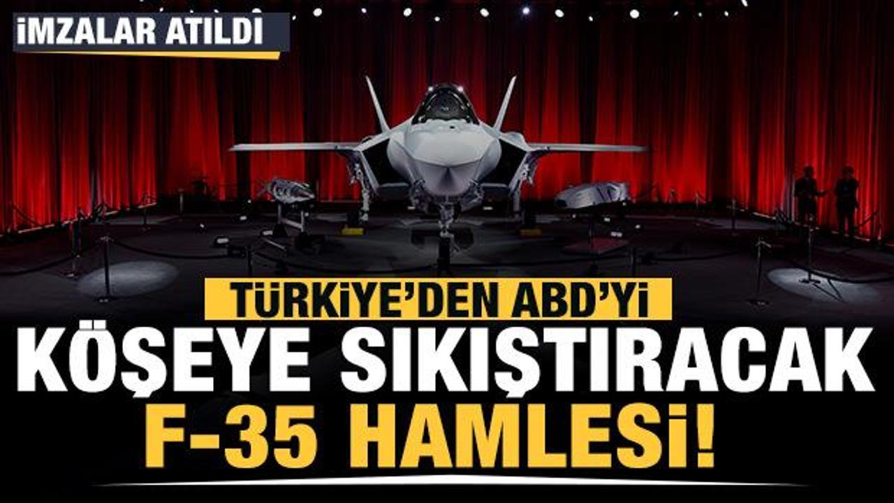 Türkiye'den ABD'yi köşeye sıkıştıracak F-35 hamlesi