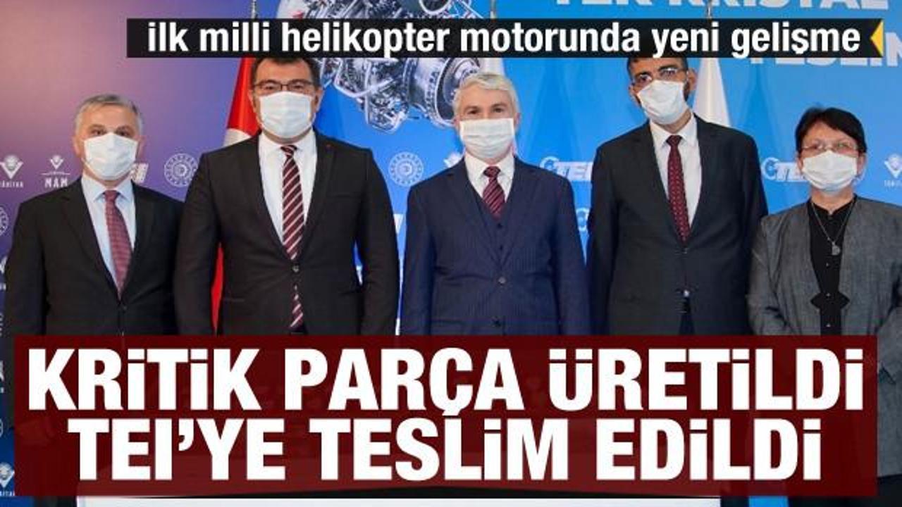 Yerli motorda kritik gelişme! Kristal türbin kanatları üretildi