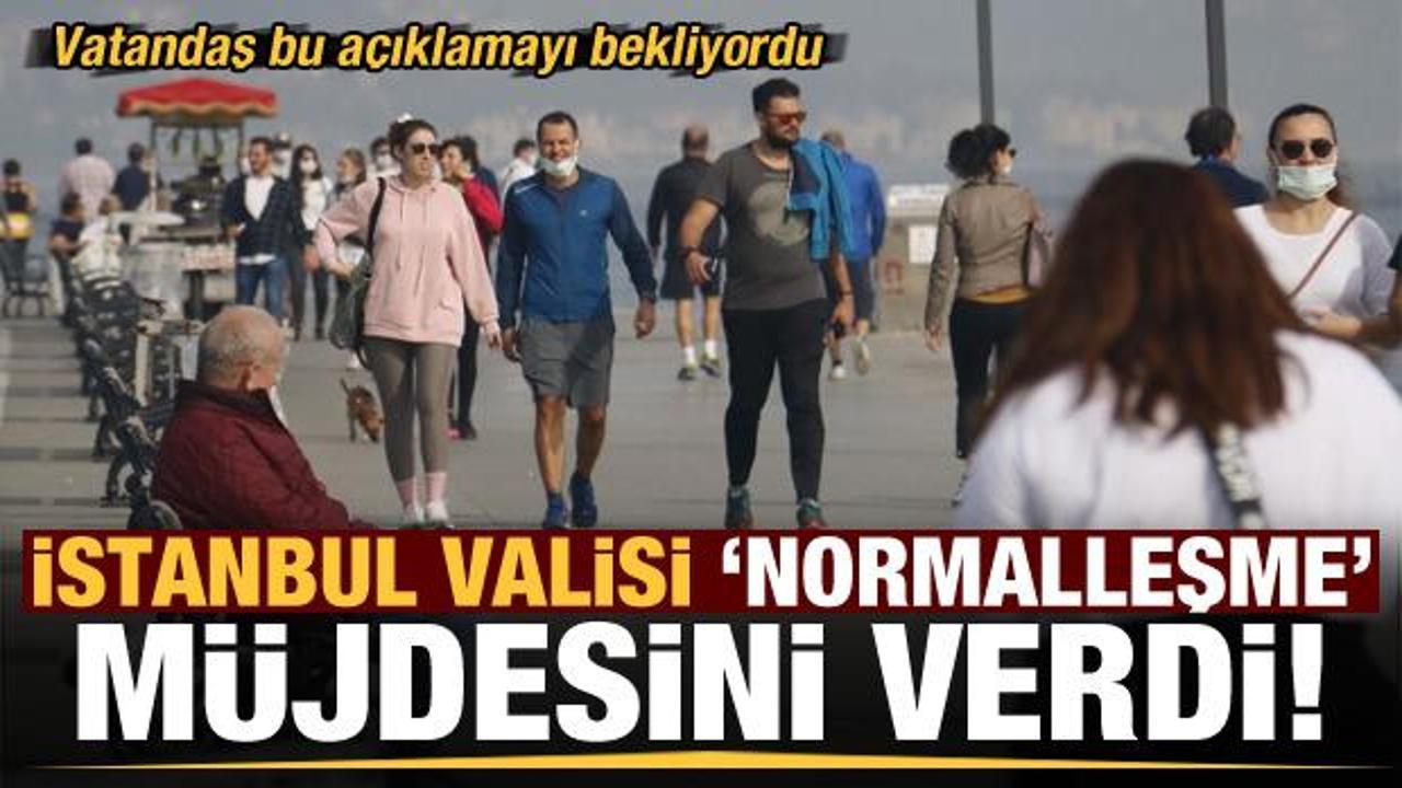 İstanbul Valisi Ali Yerlikaya'dan normalleşme müjdesi!