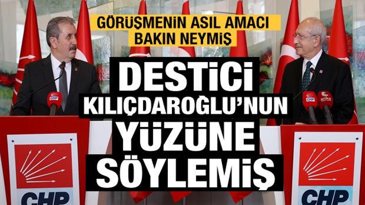 Mustafa Destici ile Kemal Kılıçdaroğlu arasındaki görüşmeden ilginç diyaloglar