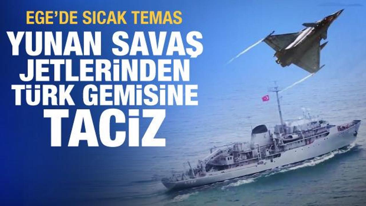 Yunan F-16'larından Ege'de TCG Çeşme gemisine taciz! Türkiye'den açıklama                            