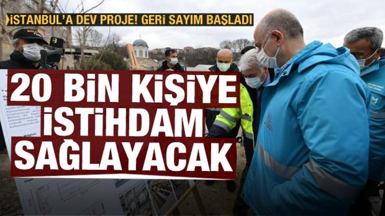 Bakan Karaismailoğlu: Dev proje 20 bin kişiye istihdam sağlayacak