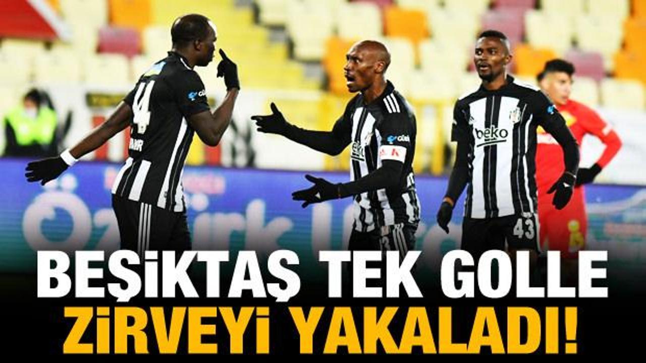 Beşiktaş tek golle zirveyi yakaladı!
