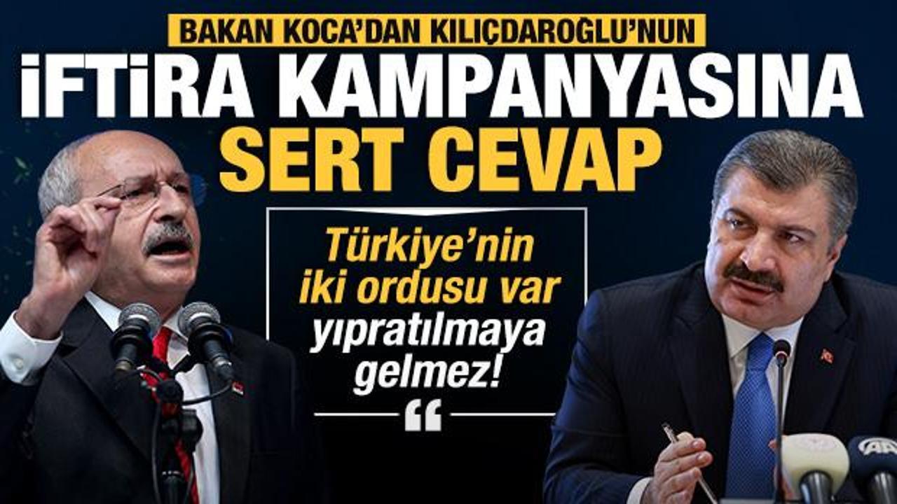 Son Dakika... Bakan Koca'dan Kılıçdaroğlu'na aşı tepkisi: Maksatlı ifşaatla ne umuyorsun?
