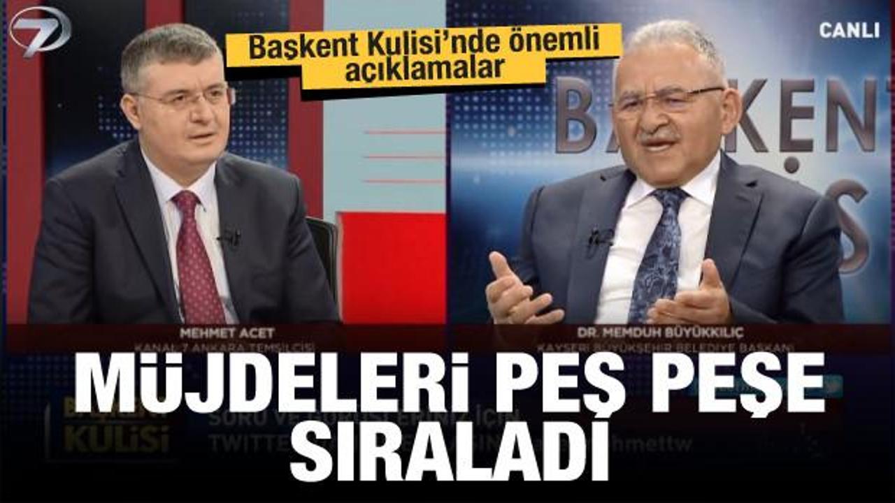Başkent Kulisi'nde müjdeler peş peşe sıralandı