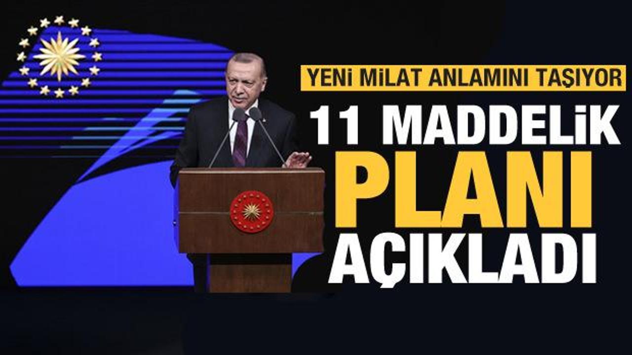 Cumhurbaşkanı Erdoğan 11 maddelik İnsan Hakları Eylem Planı'nı açıkladı