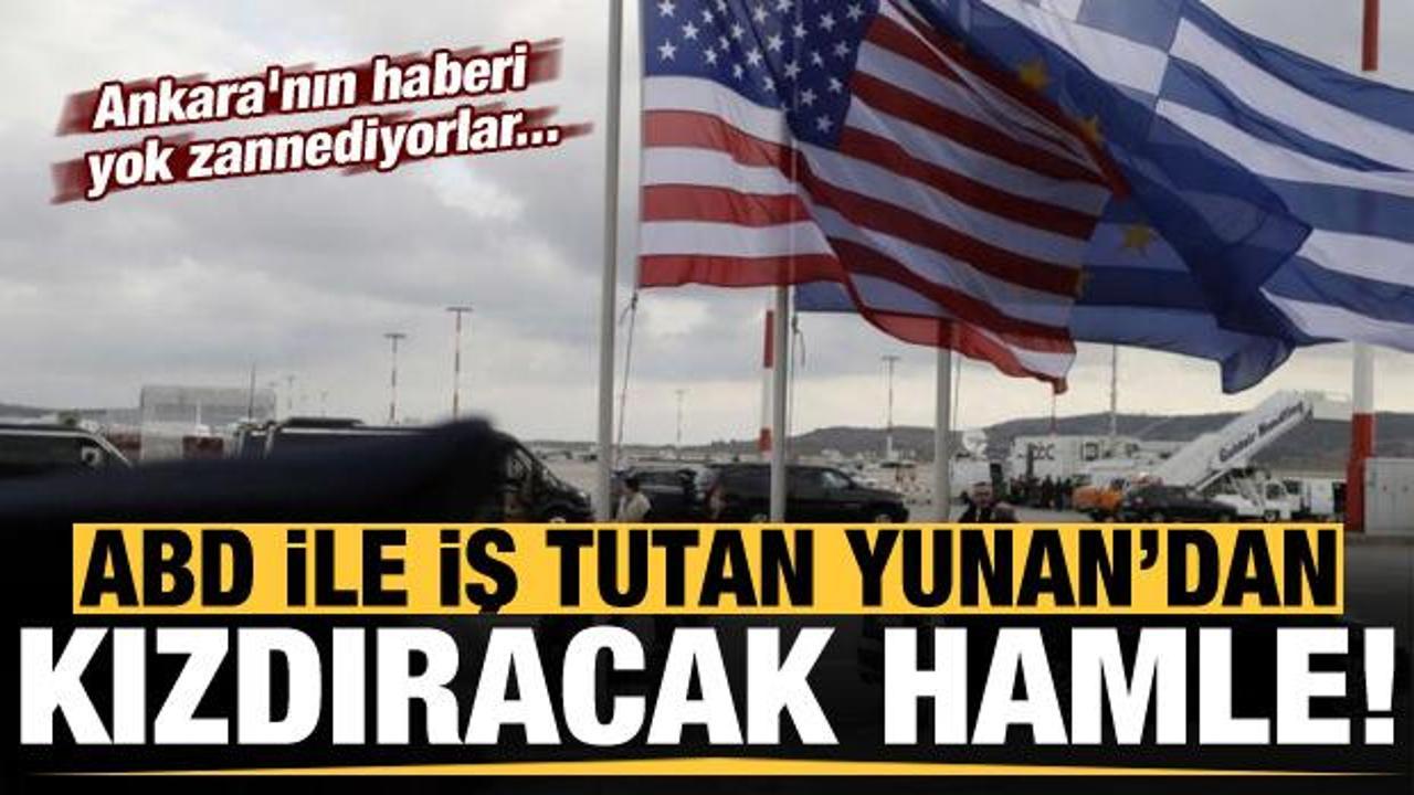 ABD ile iş tutan Yunan'dan Türkiye'yi kızdıracak hamle! Ankara'nın haberi yok zannediyorlar...