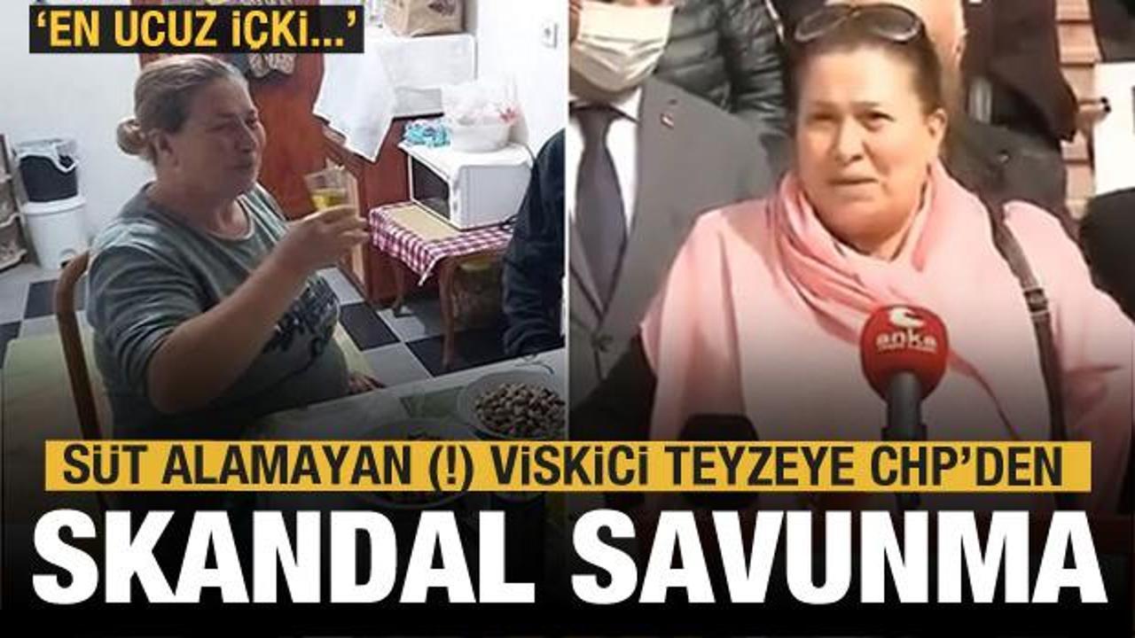 CHP'li Ağbaba'dan torununa süt alamayan (!) viskici teyzeye skandal savunma! Ucuz içki..