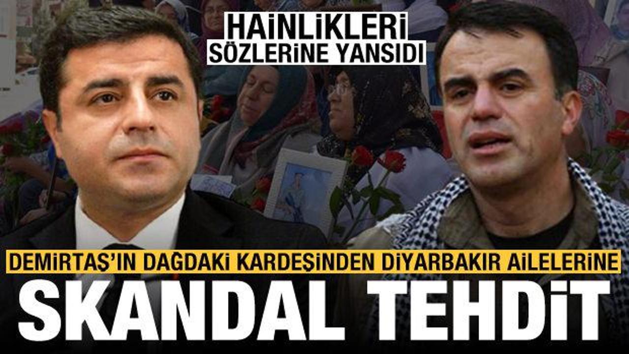 Demirtaş'ın dağdaki kardeşi Nurettin Demirtaş'tan Diyarbakır ailelerine skandal tehdit