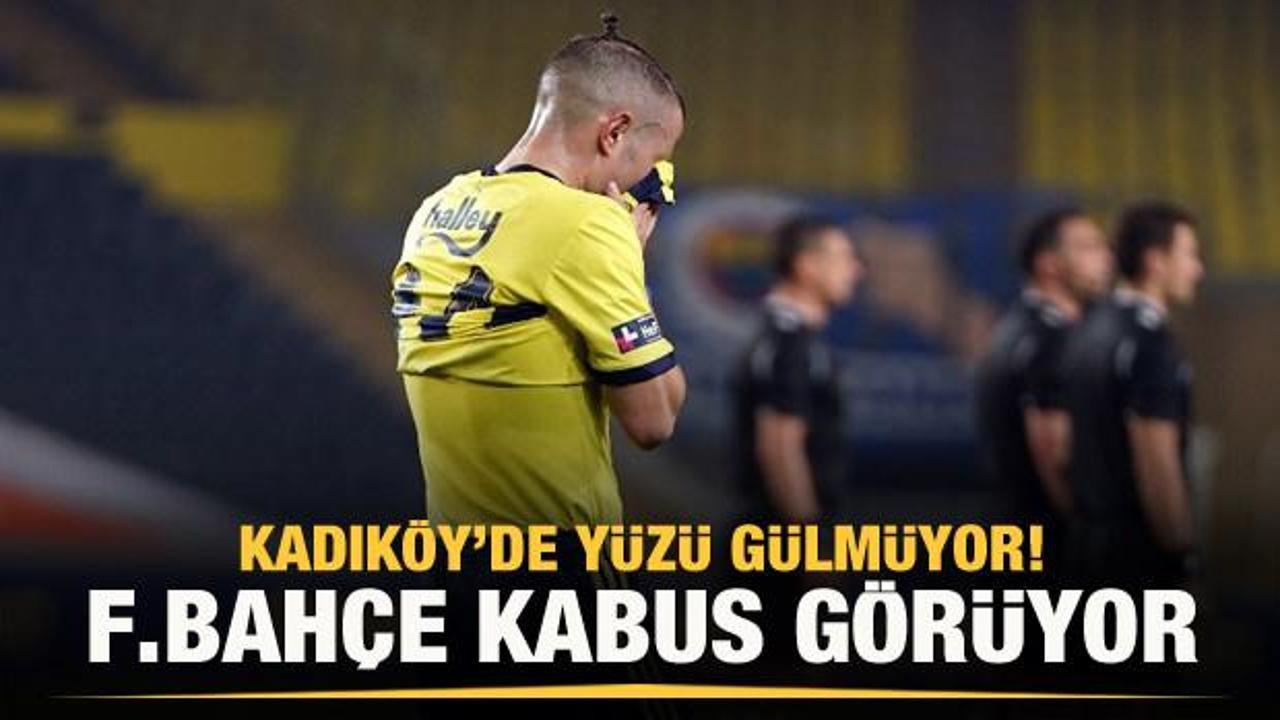 Fenerbahçe Kadıköy'de galibiyete hasret!