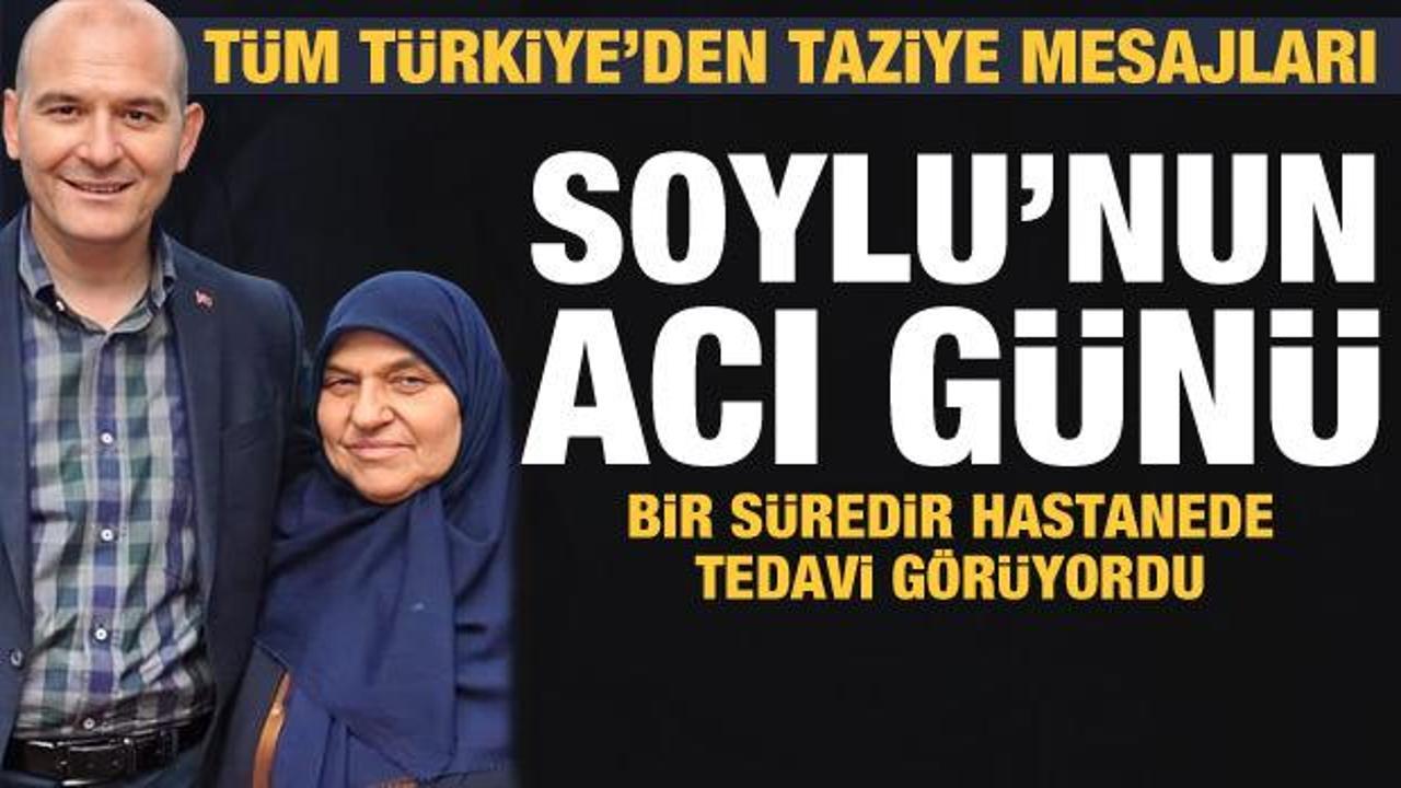 İ&ccedil;işleri Bakanı Soylu'nun annesi Servet Soylu vefat etti