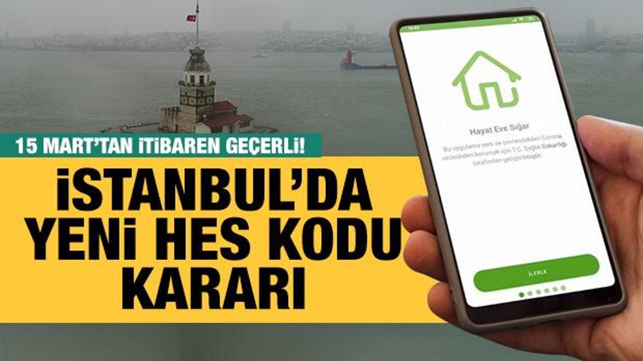 Son Dakika... İstanbul'da koronavirüs tedbirleri kapsamında yeni karar