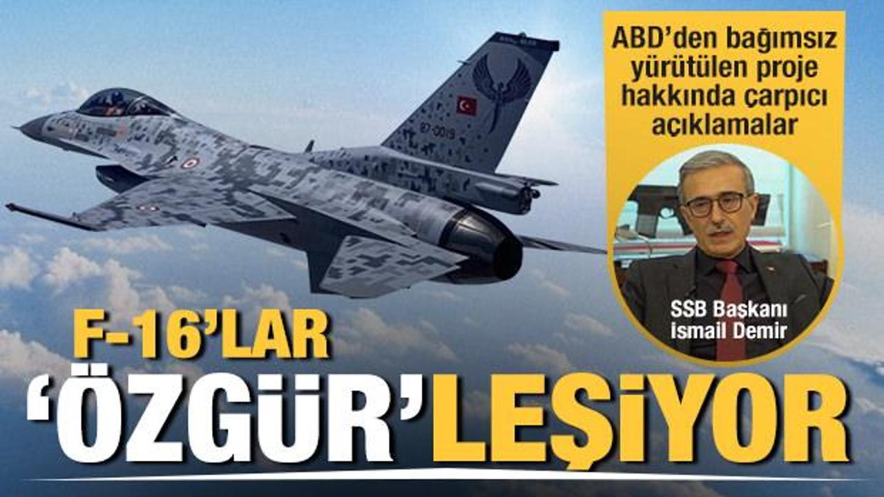 SSB Başkanı Demir: Özgür Projesi, F-16'ları bağımlılıktan kurtaracak