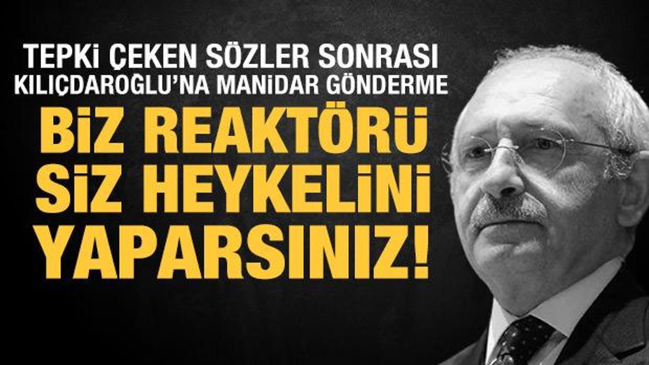 Bülent Turan'dan Kılıçdaroğlu'na nükleer santral tepkisi: Siz de heykelini yaparsınız!