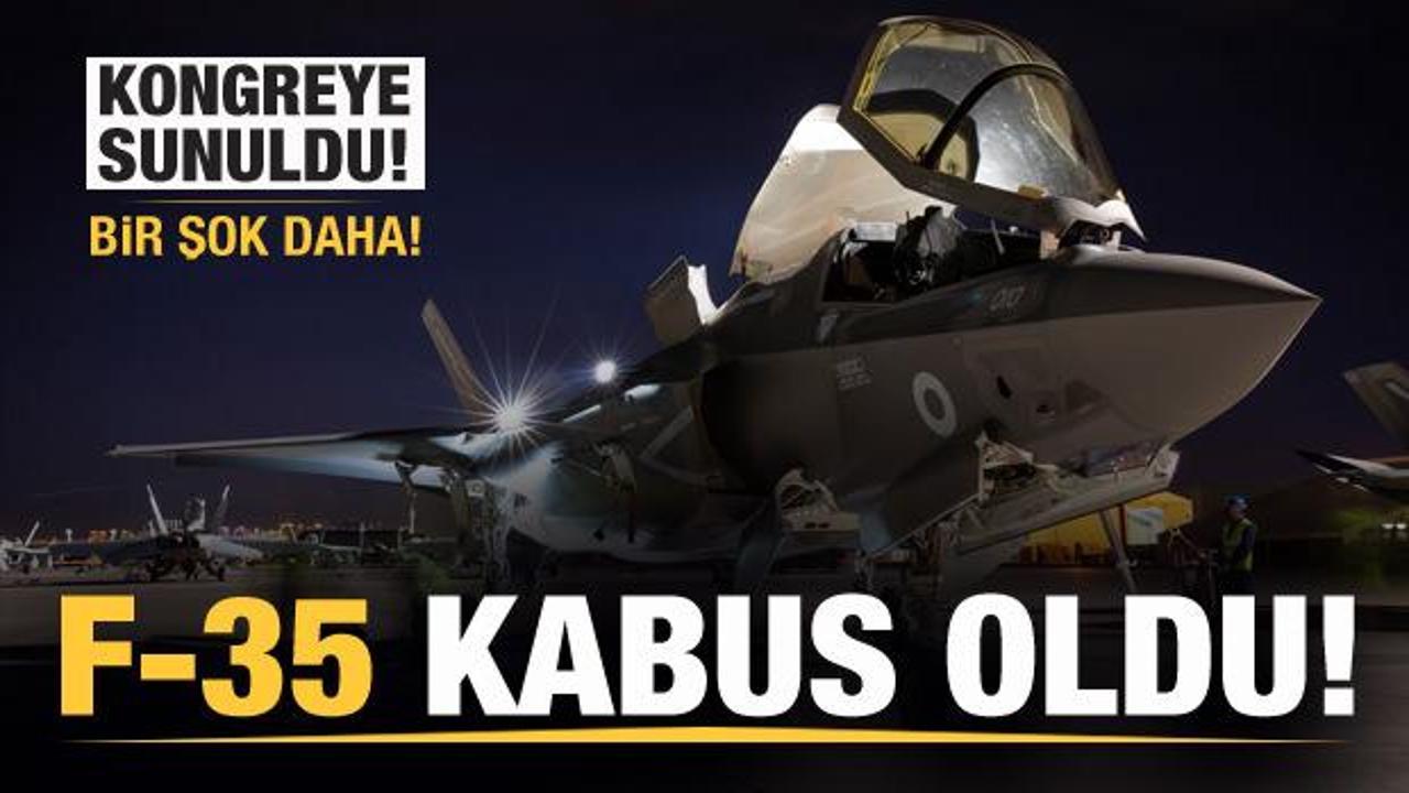 F-35 ABD'ye kabus oldu! Kongreye sunuldu! Bir şok daha...