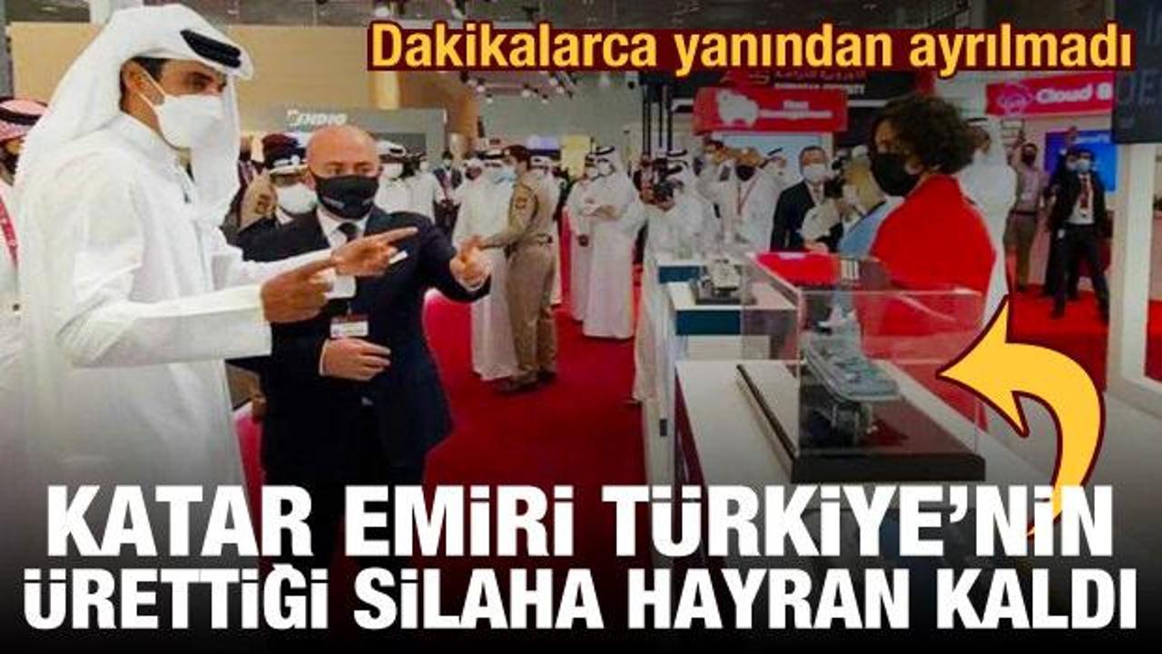 Katar Emiri, Türkiye'nin ürettiği yerli silah ULAQ SİDA'yı inceledi