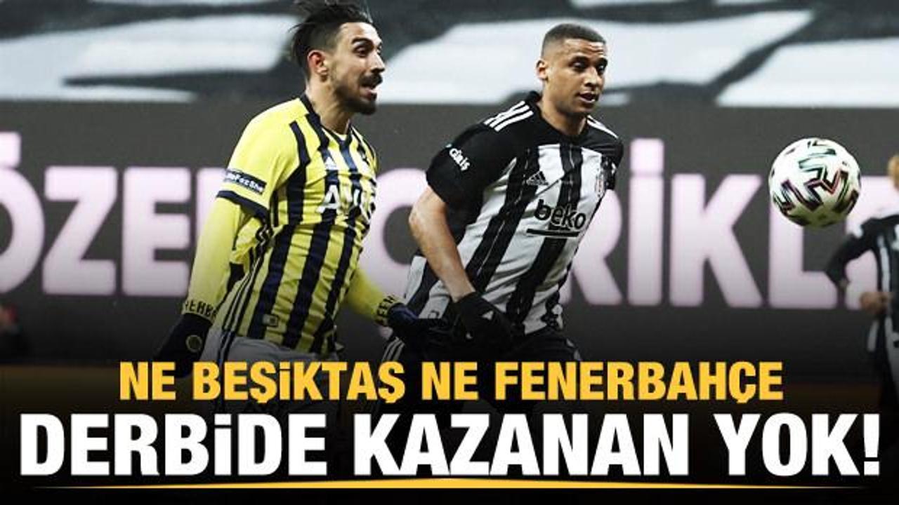 Ne Beşiktaş ne Fenerbahçe! Derbide kazanan yok