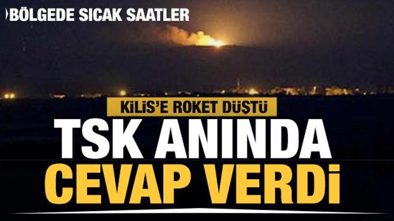 Son Dakika... Suriye'den atılan roketler Kilis'e d&uuml;şt&uuml;. TSK anında cevap verdi