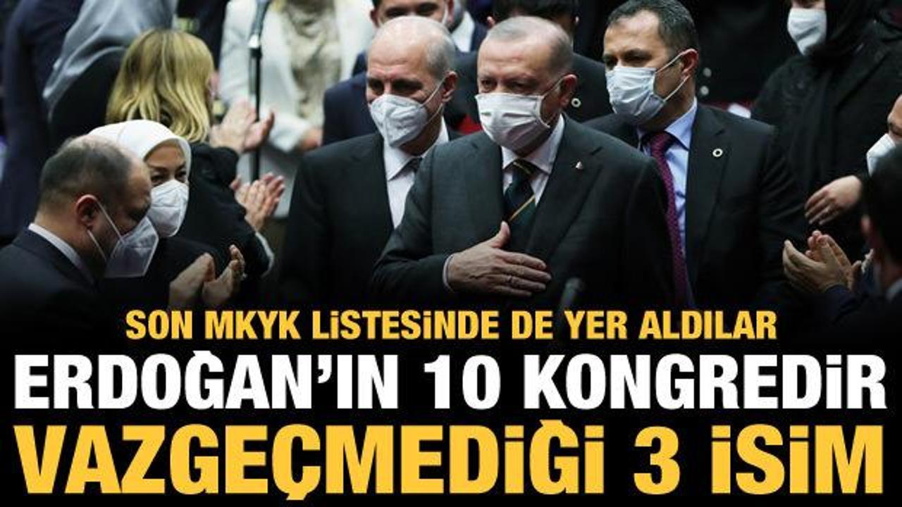 AK Parti'de 10 büyük kongre sonrası MKYK'da yer alan 3 isim
