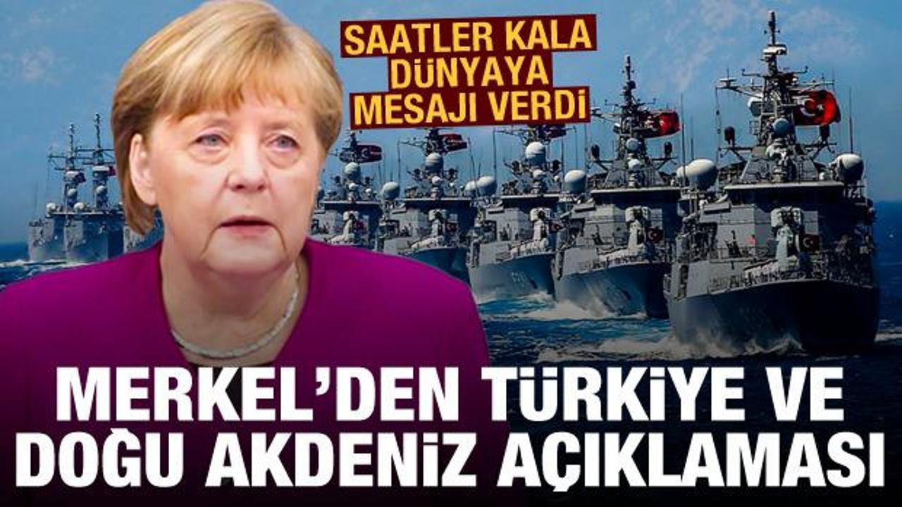 Merkel'den Türkiye, Doğu Akdeniz ve İstanbul Sözleşmesi açıklaması