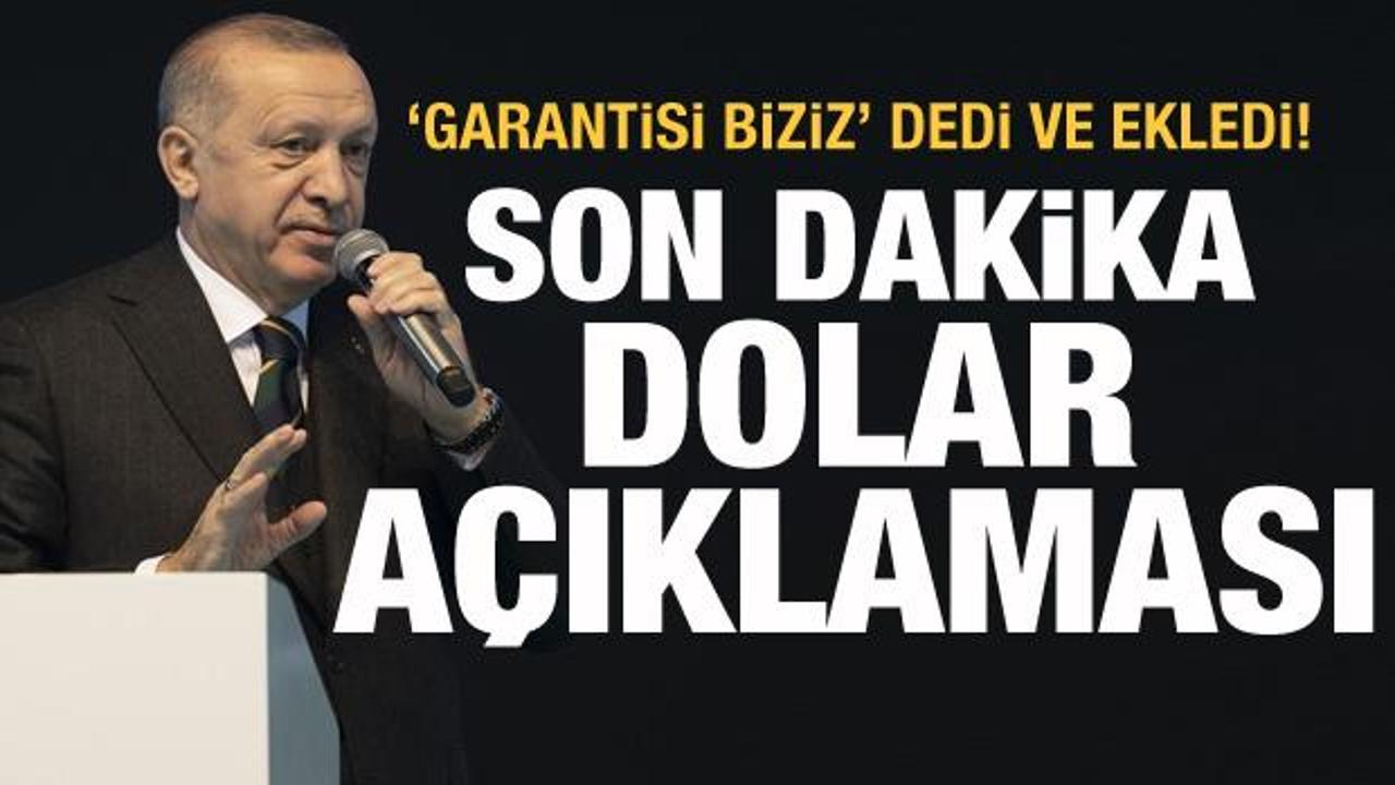 Son dakika haberi: Cumhurbaşkanı Erdoğan'dan döviz kuru mesajı!