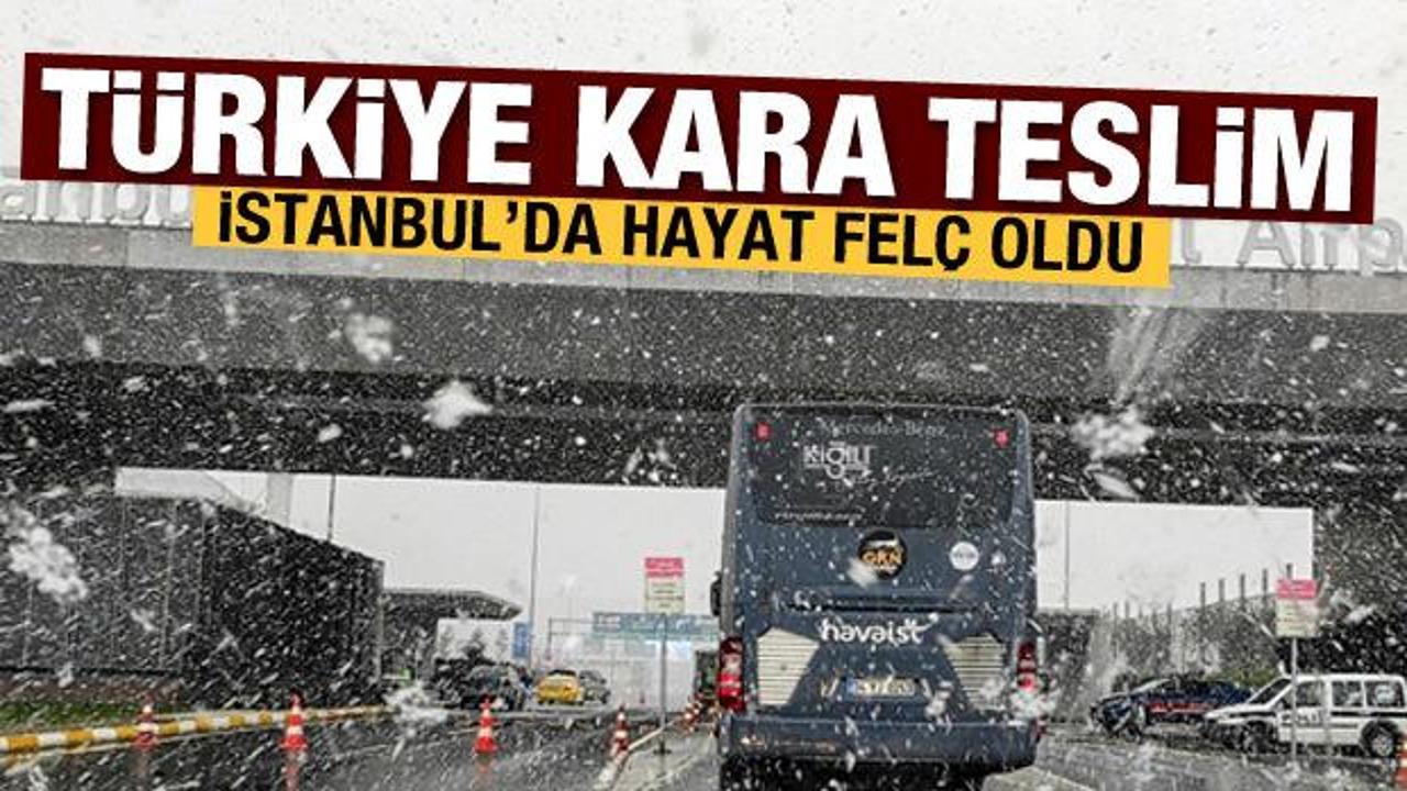 Türkiye geneli yoğun kar yağışı! Meteoroloji'den buzlanma uyarısı