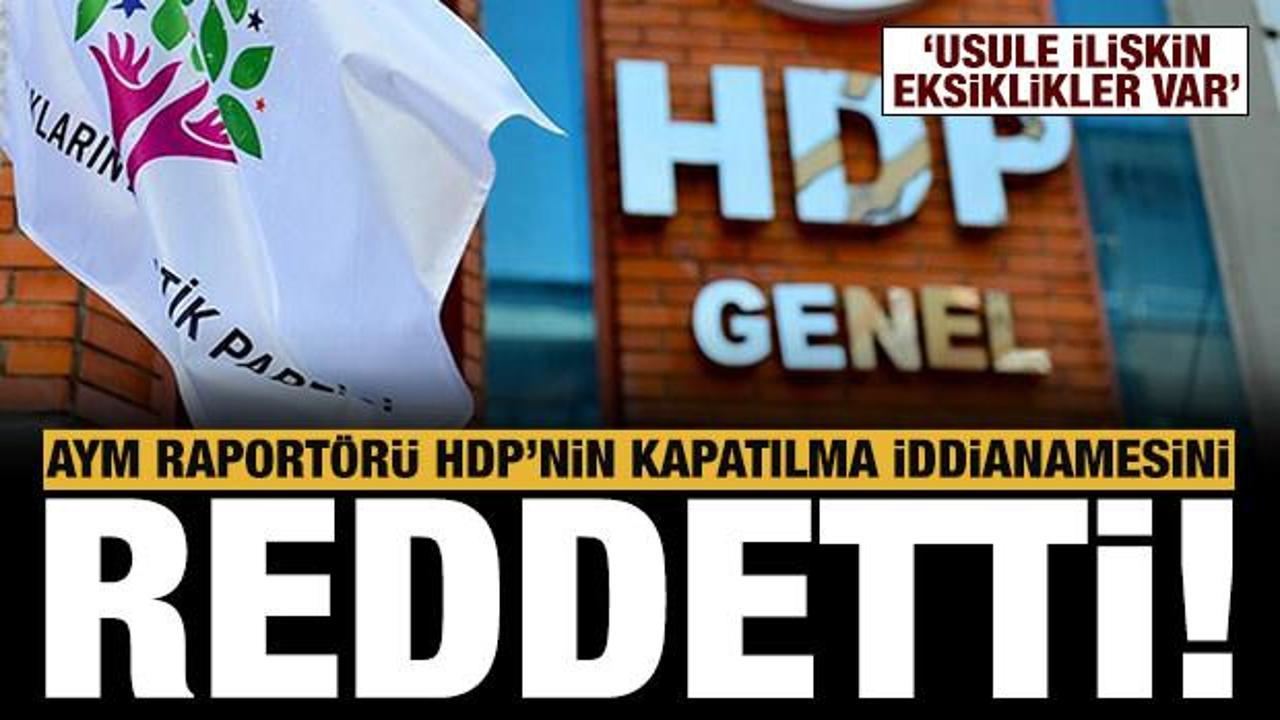 AYM, HDP'nin kapatılma iddianamesini usûl eksikliklerinin giderilmesi için reddetti