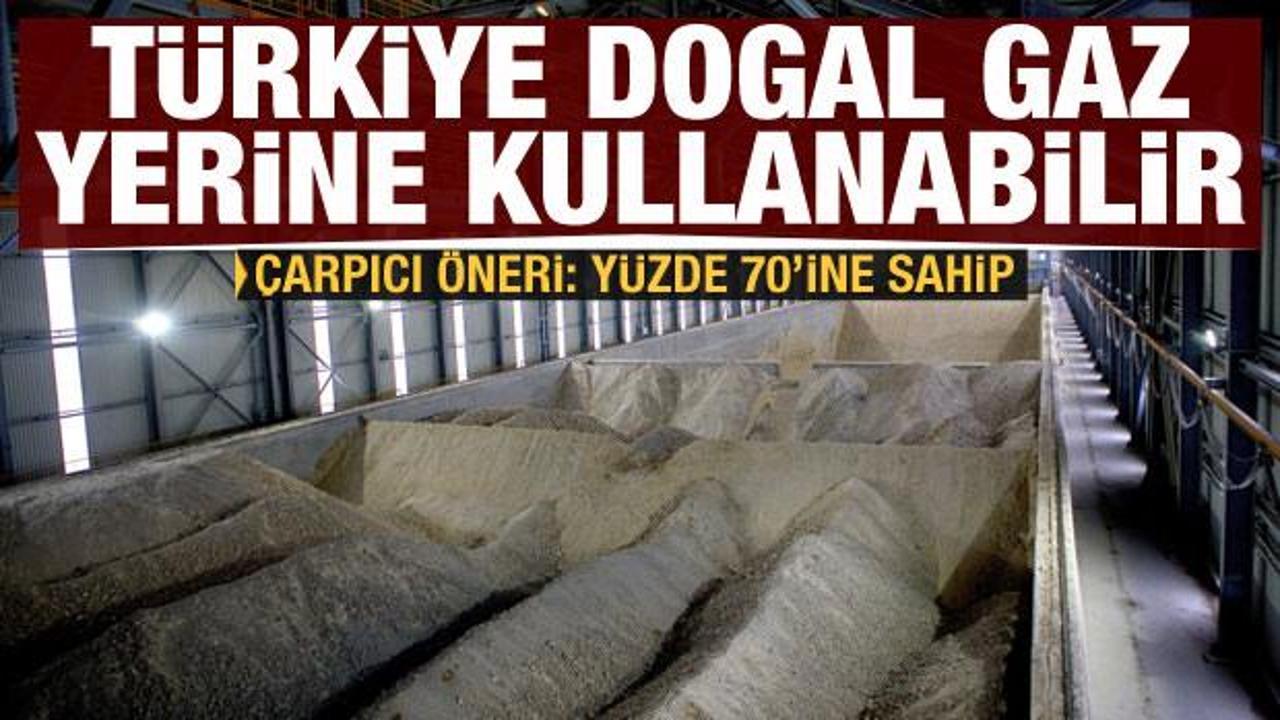 Çarpıcı öneri: Türkiye, doğal gaz yerine kullanabilir