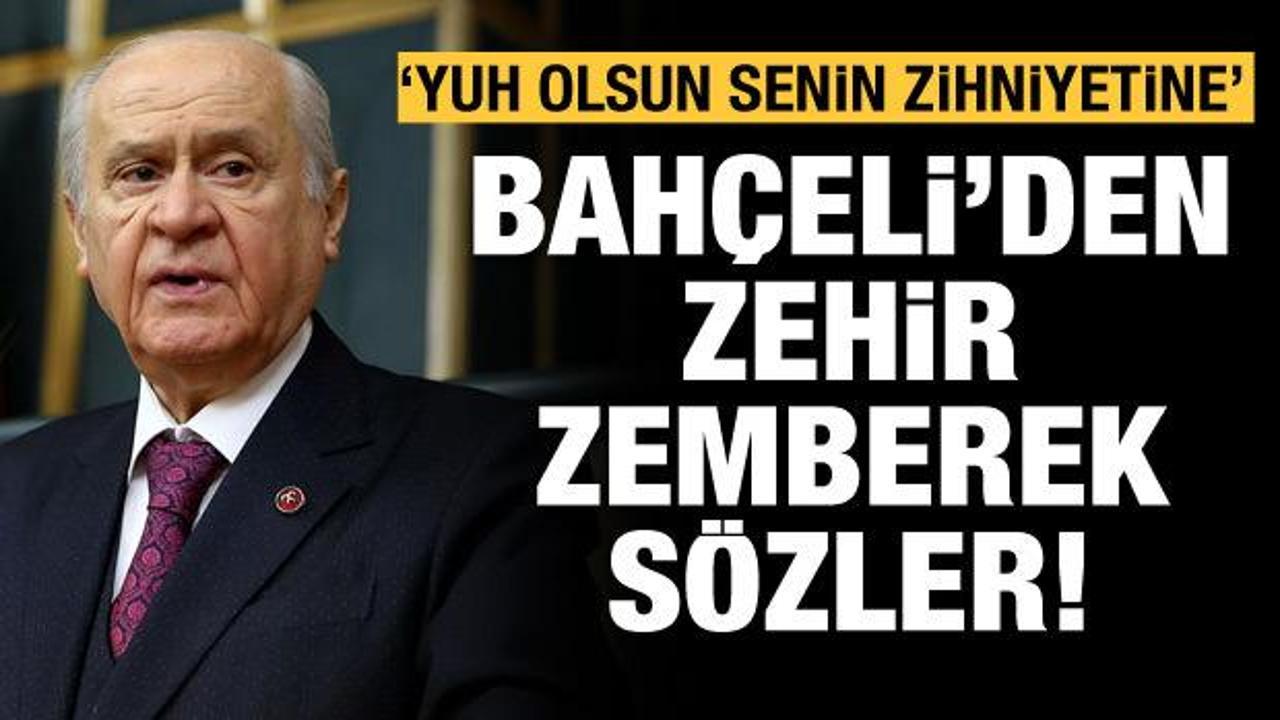 Devlet Bahçeli'den Kılıçdaroğlu'na sert sözler