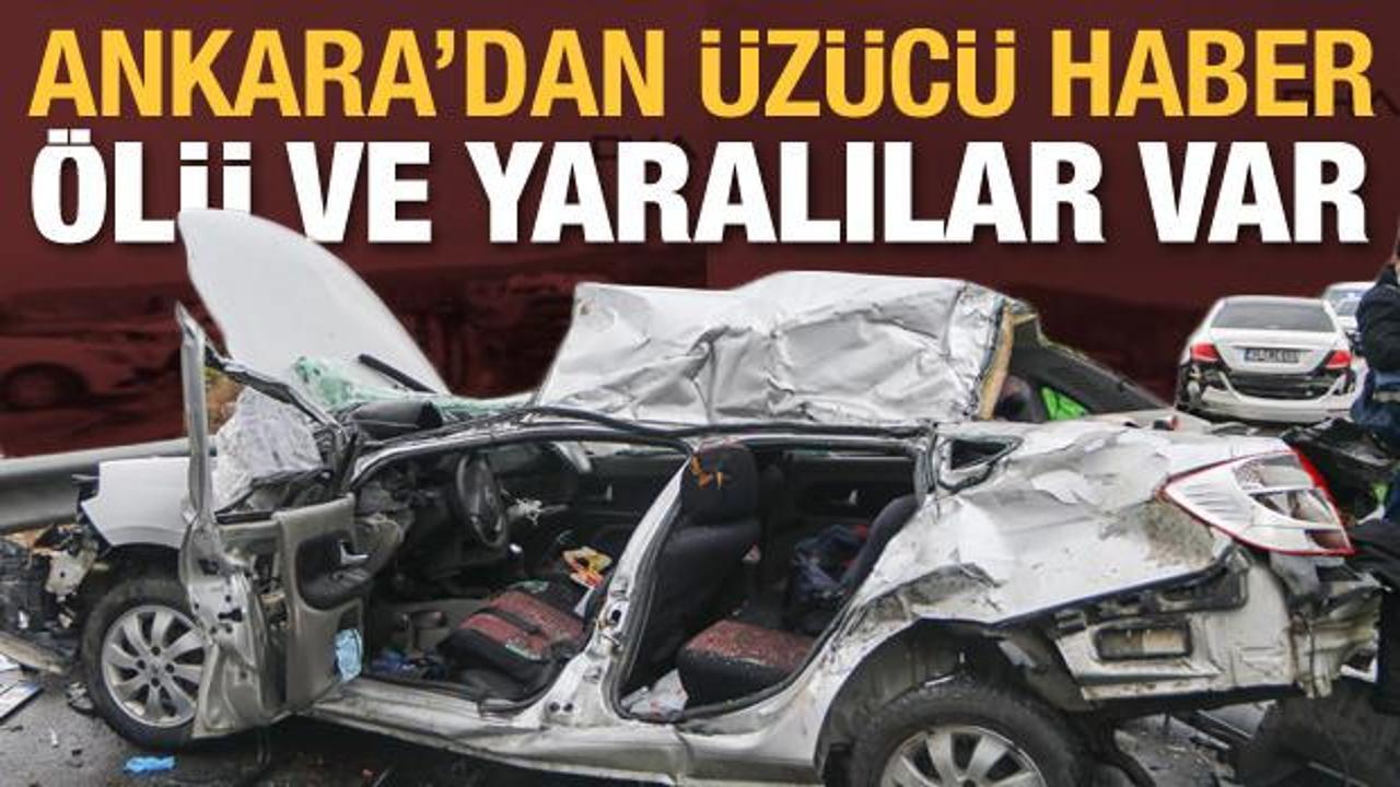 Ankara-İstanbul otoyolunda zincirleme kaza! Ölü ve yaralılar var