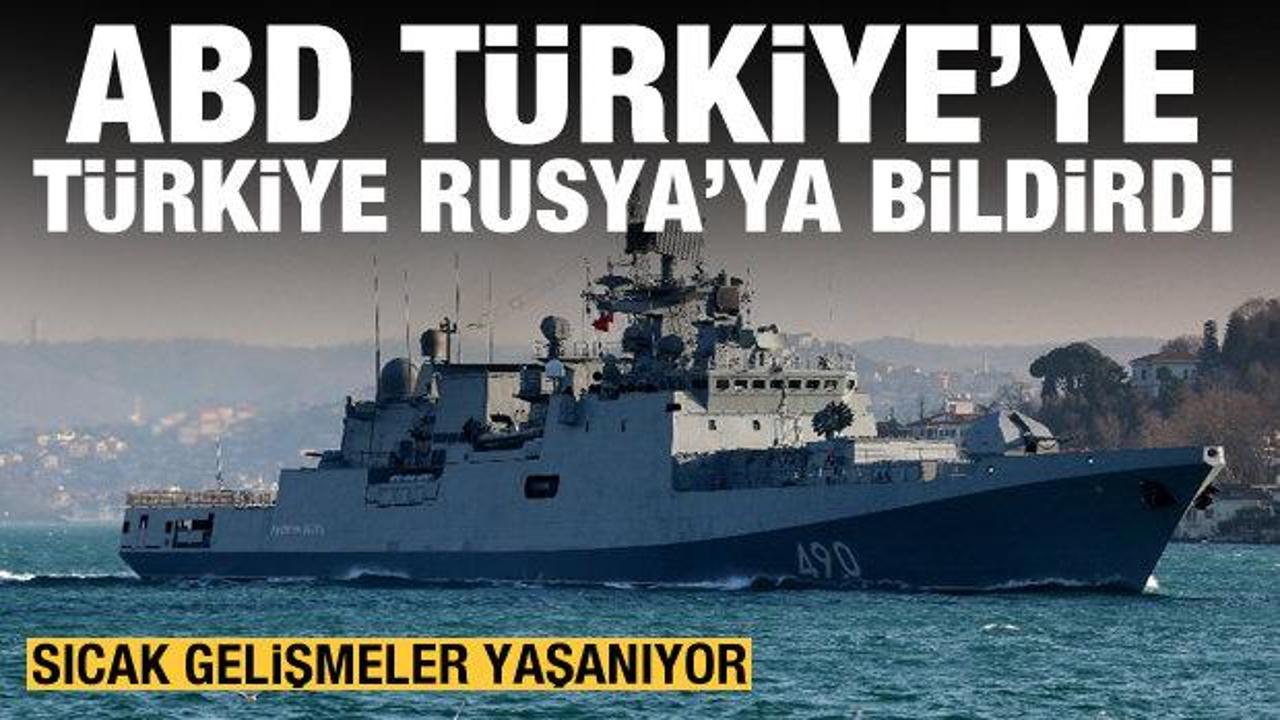 Bölgede tansiyon artıyor: ABD Türkiye'ye, Türkiye Rusya'ya bildirdi