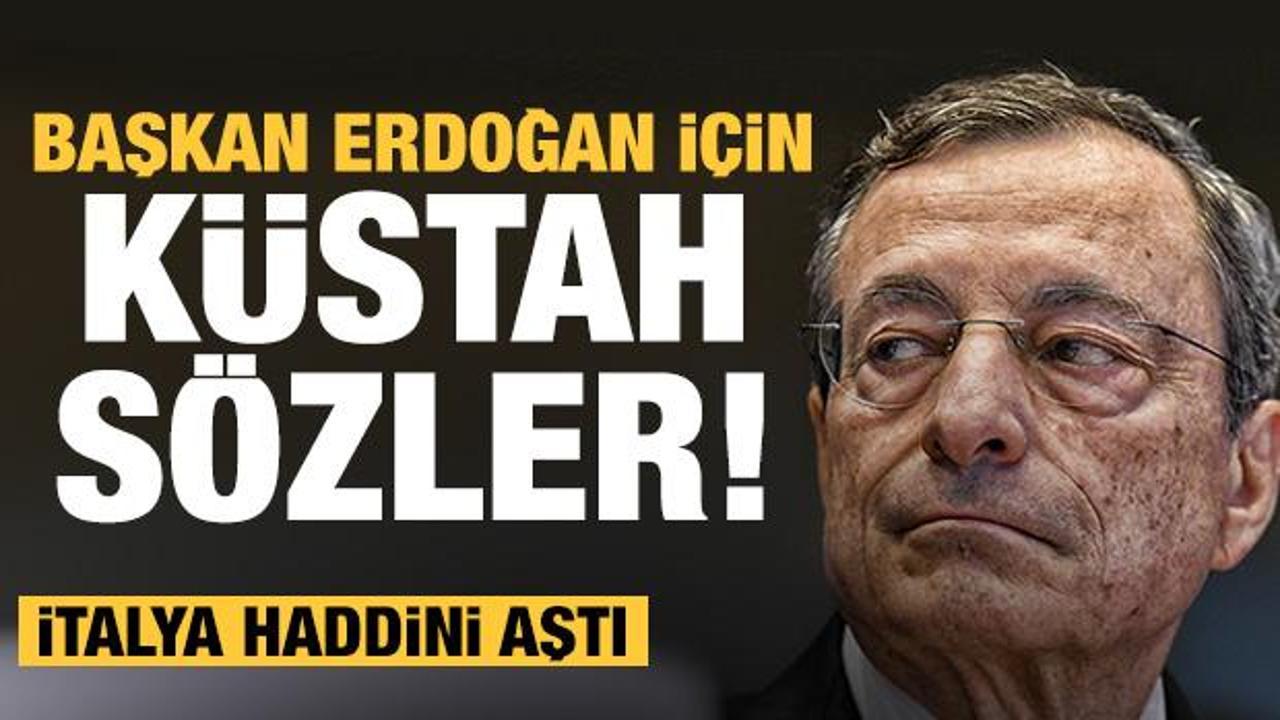 İtalya Başbakanı'ndan Erdoğan için küstah sözler! 