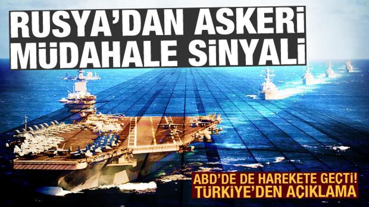 Rusya'dan Karadeniz'de askeri müdahale sinyali, ABD ve Türkiye'den açıklama