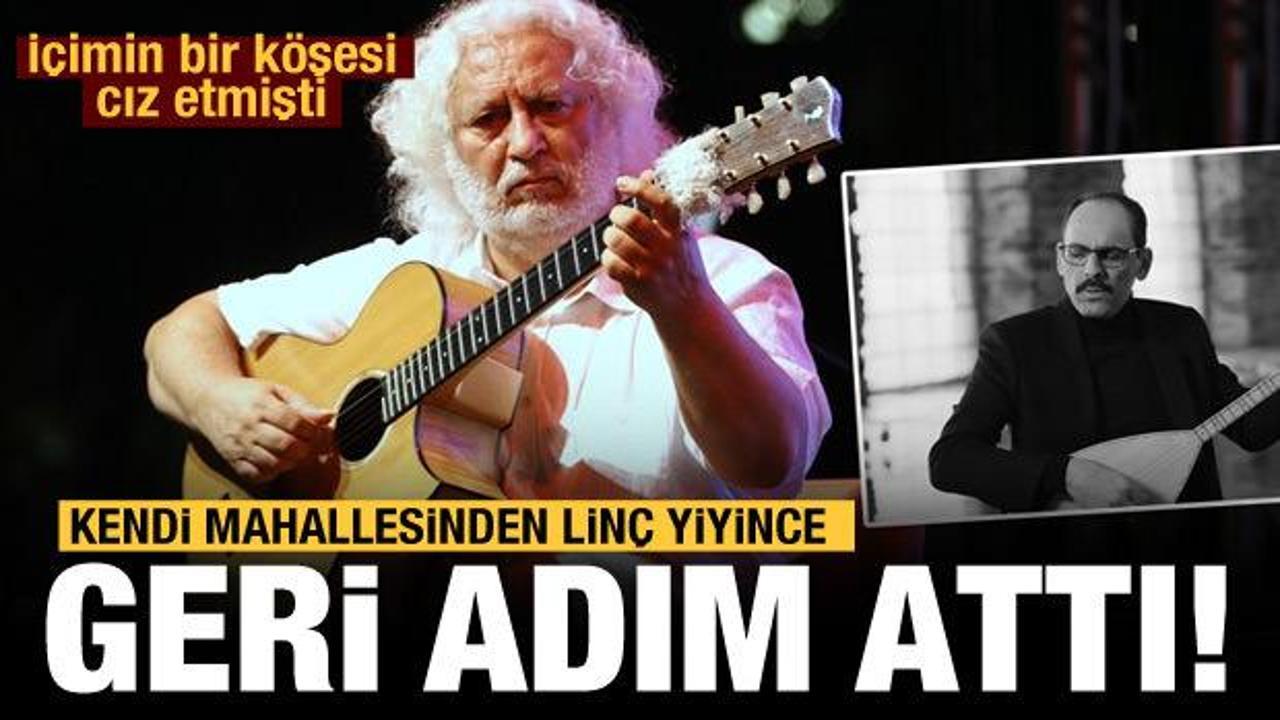 Erkan Oğur kendi mahallesinden lin&ccedil; yiyince geri adım attı