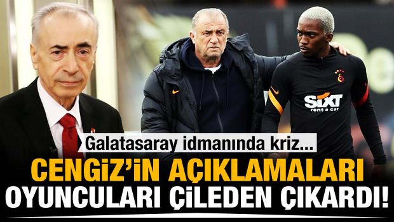 Mustafa Cengiz'in sözleri sonrası futbolculardan ilk tepki!
