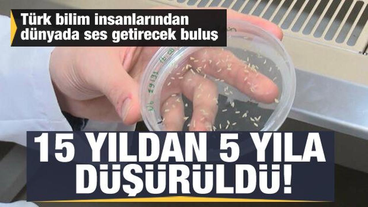 T&uuml;rk bilim insanlarından d&uuml;nyada ses getirecek buluş: 15 yıldan 5 yıla d&uuml;ş&uuml;r&uuml;ld&uuml;