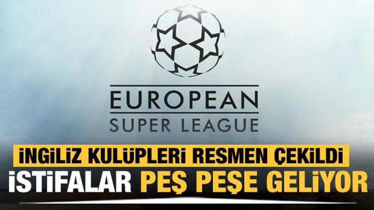 6 İngiliz kulübü, Avrupa Süper Ligi'nden çekilme kararı aldı