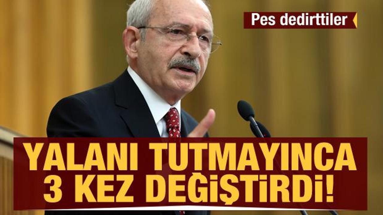 Pes artık! CHP s&ouml;ylediği yalanı 3 kez değiştirdi