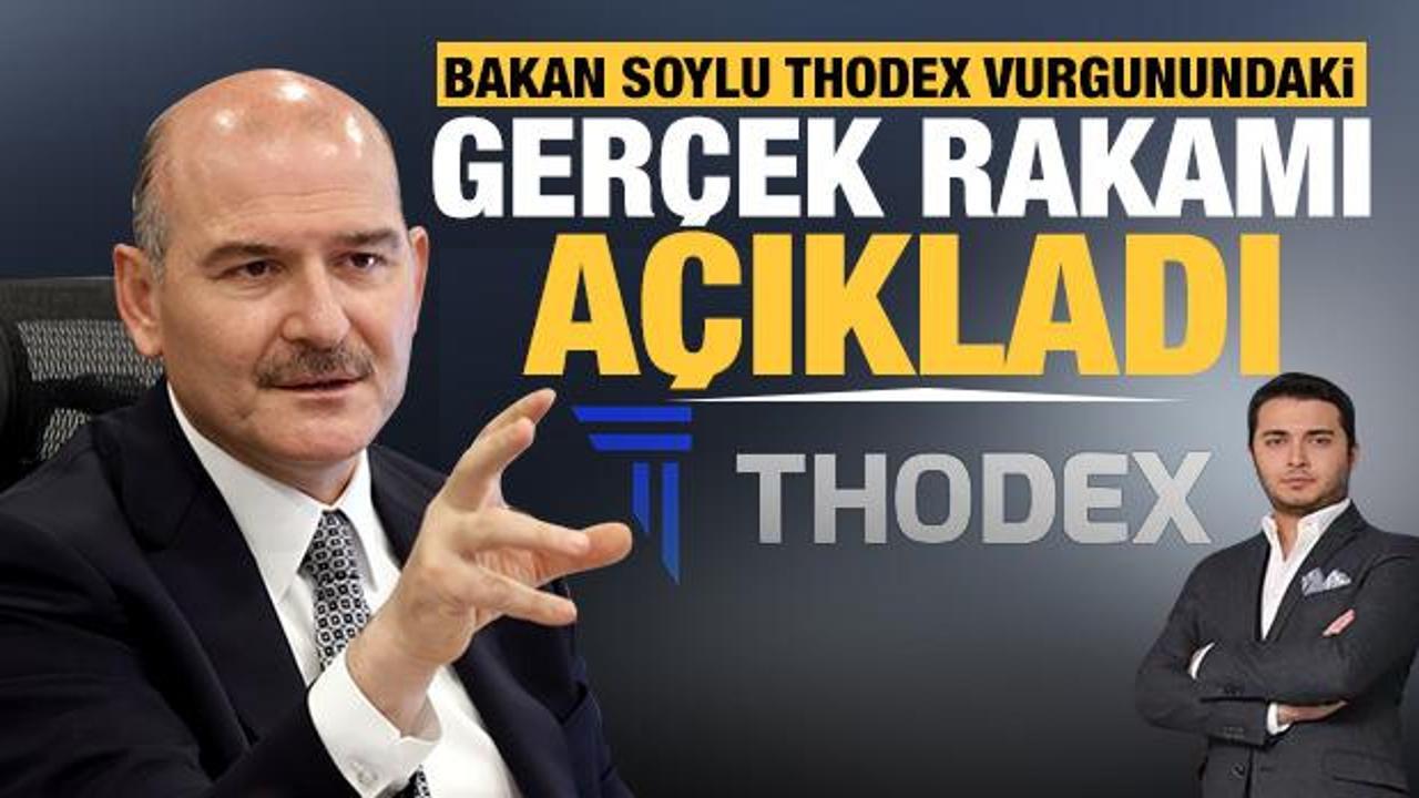 Bakan Soylu Thodex vurgununda gerçek rakamı açıkladı! 2 milyar dolar değilmiş!