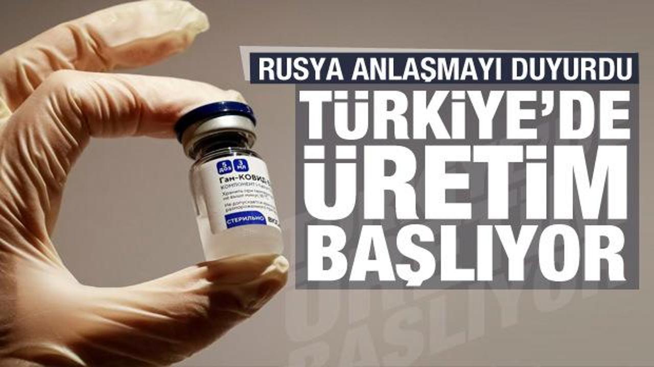 Son dakika: Anlaşma sağlandı! Rus aşısı Sputnik-V Türkiye'de üretime başlıyor